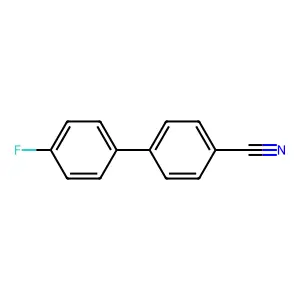 4'-Fluoro-(1,1'-biphenyl)-4-carbonitrile structure