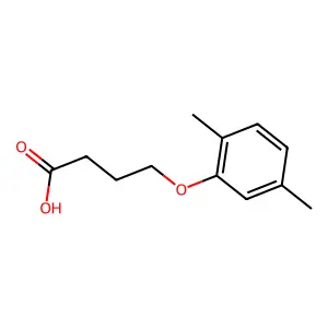 4-(2,5-Dimethylphenoxy)butanoic acid structure