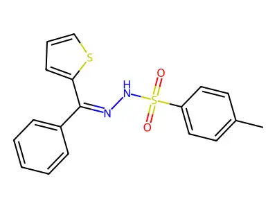Phenyl-2-thienyl tosylhydrazone structure