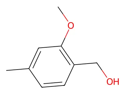 (2-Methoxy-4-methylphenyl)methanol structure