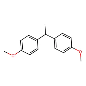 1,1-Bis(p-methoxyphenyl)ethane structure