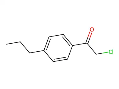 2-Chloro-1-(4-propylphenyl)ethan-1-one structure