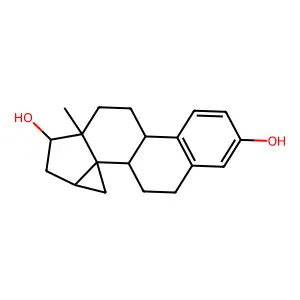 14,15-Methylene estradiol structure
