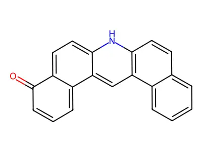 4-Hydroxydibenz(a,j)acridine structure