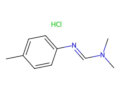 Methanimidamide, N,N-dimethyl-N'-(4-methylphenyl)- structure