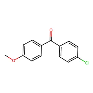 4-Chloro-4'-methoxybenzophenone structure