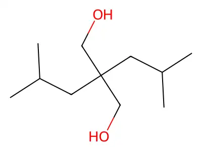 2,2-Diisobutyl-1,3-propanediol structure