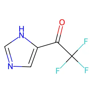 2,2,2-Trifluoro-1-(1H-imidazol-4-yl)ethanone structure
