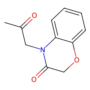 2H-1,4-Benzoxazin-3(4H)-one, 4-(2-oxopropyl)- structure