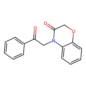 2H-1,4-Benzoxazin-3(4H)-one, 4-(2-oxo-2-phenylethyl)- structure