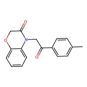 4-(4-Methylbenzoylmethyl)-2H-1,4-benzoxazin-3(4H)-one structure