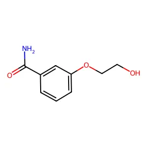 3-(2-羟乙氧基)苯甲酰胺 structure
