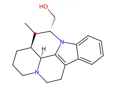Eburnamenine-14-methanol, 14,15-dihydro-, (3-alpha)- structure