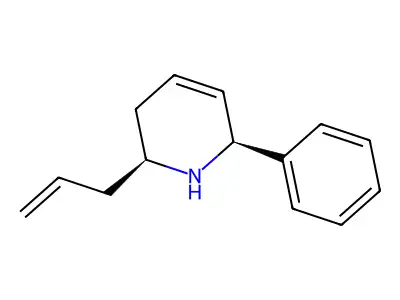2-Allyl-6-phenyl-1,2,3,6-tetrahydropyridine structure