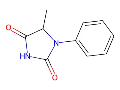 5-Methyl-1-phenylimidazolidine-2,4-dione structure