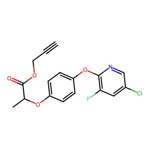 炔草酯 structure