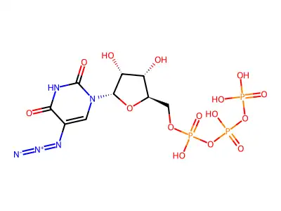 5-Azidouridine-5'-triphosphate structure