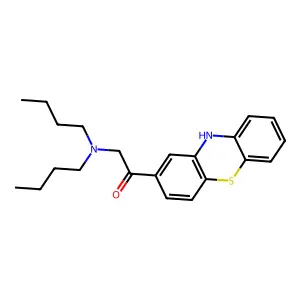 2-(dibutylamino)-1-(10H-phenothiazin-2-yl)ethanone structure