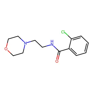 2-chloro-N-[2-(morpholin-4-yl)ethyl]benzamide structure