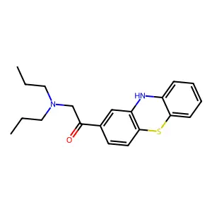 2-(dipropylamino)-1-(10H-phenothiazin-2-yl)ethanone structure
