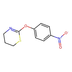 2-(4-Nitrophenoxy)-5,6-dihydro-4H-1,3-thiazine structure