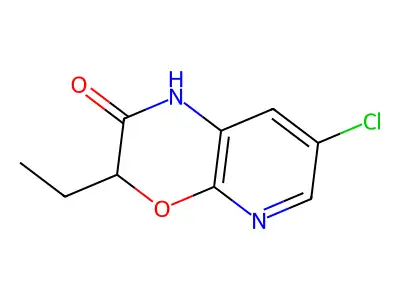 7-Chloro-3-ethyl-1H-pyrido[2,3-b][1,4]oxazin-2(3H)-one structure