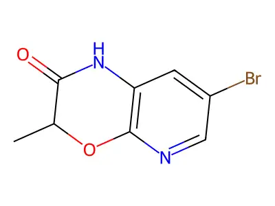 7-Bromo-3-methyl-1H-pyrido[2,3-b][1,4]oxazin-2(3H)-one structure