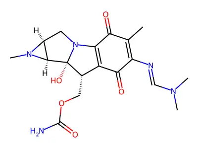 7-N-Dimethylaminomethylenemitomycin D structure