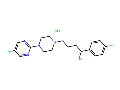 BMY 14802 hydrochloride structure