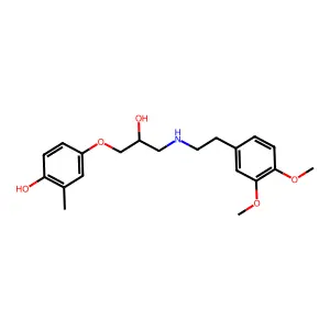 4-Hydroxybevantolol structure