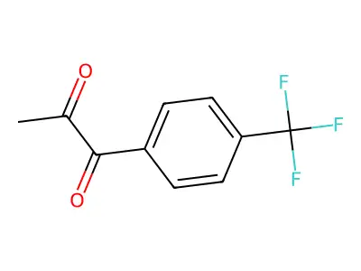 1-[4-(Trifluoromethyl)phenyl]propane-1,2-dione structure