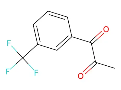 1-[3-(Trifluoromethyl)phenyl]propane-1,2-dione structure