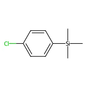 Benzene, 1-chloro-4-(trimethylsilyl)- structure