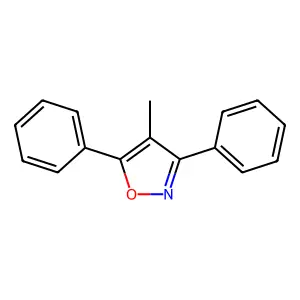 Isoxazole, 4-methyl-3,5-diphenyl- structure
