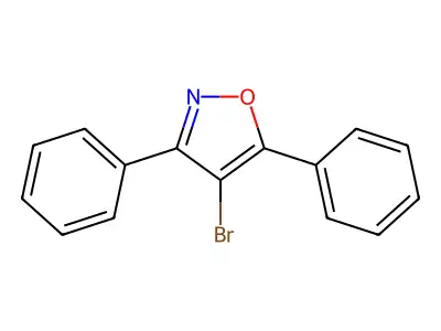 4-Bromo-3,5-diphenylisoxazole structure