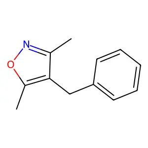 4-Benzyl-3,5-dimethylisoxazole structure