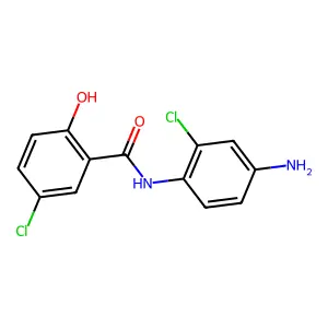 Benzamide, N-(4-amino-2-chlorophenyl)-5-chloro-2-hydroxy- structure