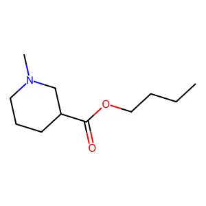Butyl 1-methylpiperidine-3-carboxylate structure