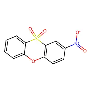2-Nitrophenoxathiin-10,10-dioxide structure