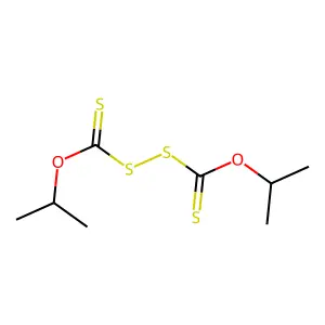 Diisopropyl xanthogen disulfide structure