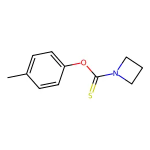 o-(p-Tolyl) 1-azetidinecarbothioate structure
