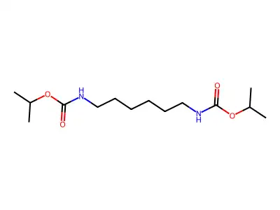 N,N'-Hexamethylenebis(isopropyl carbamate) structure