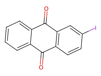 9,10-Anthracenedione, 2-iodo- structure