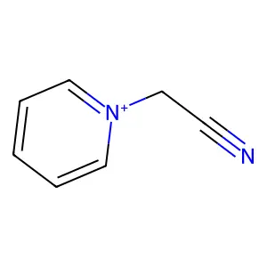 1-(Cyanomethyl)pyridinium structure