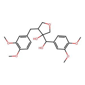3-Furanmethanol, alpha-(3,4-dimethoxyphenyl)tetrahydro-3-hydroxy-4-veratryl- structure