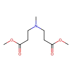 Methyl N-(3-methoxy-3-oxopropyl)-N-methyl-beta-alaninate structure