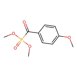 Dimethoxyphosphoryl-(4-methoxyphenyl)methanone structure
