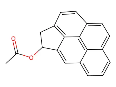 4-Acetoxy-3,4-dihydrocyclopenta(cd)pyrene structure