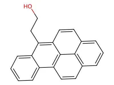 Benzo(a)pyrene-6-ethanol structure