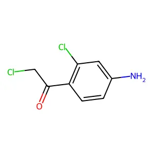 1-(4-Amino-2-chlorophenyl)-2-chloroethanone structure